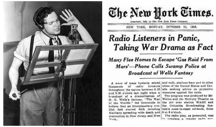 NY Times Orson Welles Panic In NJ